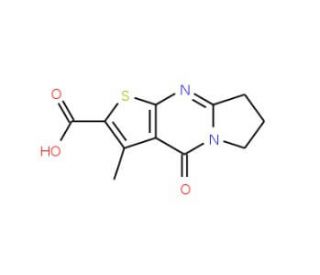 3-methyl-4-oxo-4,6,7,8-tetrahydropyrrolo[1,2-a]thieno[2,3-d]pyrimidine-2-carboxylic acid - chemical structure image