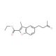 3-Methyl-5-(3-oxo-butyl)-benzofuran-2-carboxylic acid ethyl ester - chemical structure image