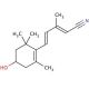 3-Methyl-5-(4-hydroxy-2,6,6-trimethylcyclohex-1-enyl)penta-2-(E/Z)-4-diene-nitrile - chemical structure image