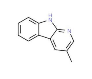 3-Methyl &alpha;-Carboline (CAS 76162-60-2) - chemical structure image