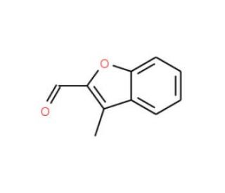 3-Methyl-benzofuran-2-carbaldehyde (CAS 1199-07-1) - chemical structure image