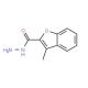 3-Methyl-benzofuran-2-carboxylic acid hydrazide (CAS 53524-81-5) - chemical structure image
