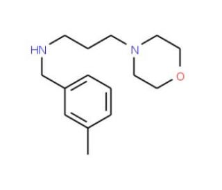 (3-Methyl-benzyl)-(3-morpholin-4-yl-propyl)-amine - chemical structure image