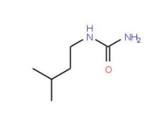 (3-Methyl-butyl)-urea (CAS 628-49-9) - chemical structure image