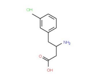 3-Methyl-D-beta-homophenylalanine hydrochloride (CAS 269398-82-5) - chemical structure image