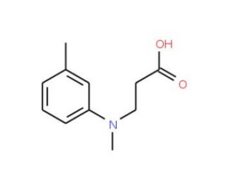 3-(Methyl-m-tolyl-amino)-propionic acid - chemical structure image