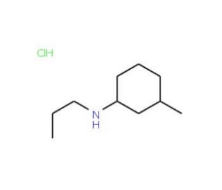 3-Methyl-N-propylcyclohexanamine hydrochloride - chemical structure image