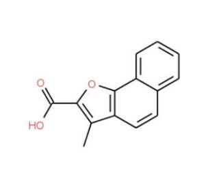3-Methyl-naphtho[1,2-b]furan-2-carboxylic acid (CAS 32730-10-2) - chemical structure image