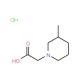 (3-Methyl-piperidin-1-yl)-acetic acid hydrochloride - chemical structure image