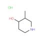 3-Methyl-piperidin-4-ol hydrochloride - chemical structure image