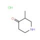 3-Methyl-piperidin-4-one hydrochloride (CAS 4629-78-1) - chemical structure image
