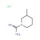 3-Methyl-piperidine-1-carboxamidine hydrochloride - chemical structure image