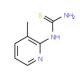 (3-Methyl-pyridin-2-yl)-thiourea (CAS 21242-21-7) - chemical structure image