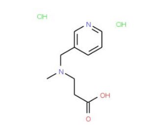 3-(Methyl-pyridin-3-ylmethyl-amino)-propionic acid dihydrochloride - chemical structure image