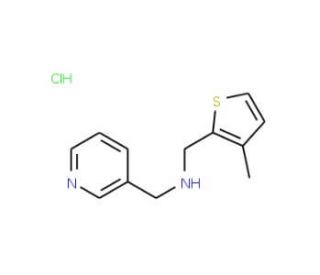 (3-Methyl-thiophen-2-ylmethyl)-pyridin-3-ylmethyl-amine hydrochloride - chemical structure image