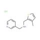 (3-Methyl-thiophen-2-ylmethyl)-pyridin-3-ylmethyl-amine hydrochloride - chemical structure image