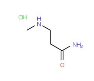3-(Methylamino)propanamide hydrochloride - chemical structure image