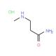 3-(Methylamino)propanamide hydrochloride - chemical structure image