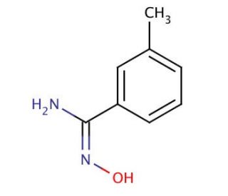3-Methylbenzamide oxime (CAS 40067-82-1) - chemical structure image
