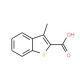 3-Methylbenzo[b]thiophene-2-carboxylic acid (CAS 3133-78-6) - chemical structure image