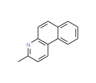 3-Methylbenzo[f]quinoline (CAS 85-06-3) - chemical structure image
