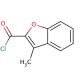 3-Methylbenzofuran-2-carbonyl chloride (CAS 2256-86-2) - chemical structure image