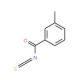 3-Methylbenzoyl isothiocyanate (CAS 28115-86-8) - chemical structure image
