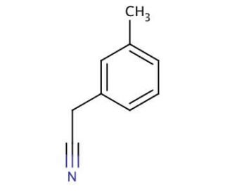 3-Methylbenzyl cyanide (CAS 2947-60-6) - chemical structure image