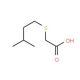 [(3-methylbutyl)thio]acetic acid (CAS 857557-30-3) - chemical structure image