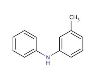 3-Methyldiphenylamine (CAS 1205-64-7) - chemical structure image