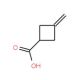 3-Methylenecyclobutanecarboxylic acid (CAS 15760-36-8) - chemical structure image