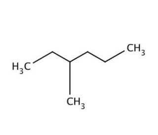 3-Methylhexane (CAS 589-34-4) - chemical structure image