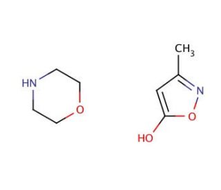 3-Methylisoxazol-5(4H)-one morpholine salt (CAS 67823-26-1) - chemical structure image