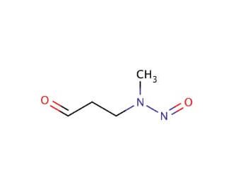 3-(Methylnitrosamino)propanal (CAS 85502-23-4) - chemical structure image