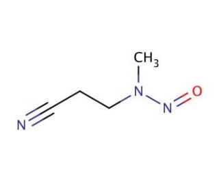 3-(Methylnitrosamino)propionitrile (CAS 60153-49-3) - chemical structure image