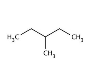 3-Methylpentane (CAS 96-14-0) - chemical structure image