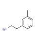 3-Methylphenethylamine (CAS 5470-40-6) - chemical structure image