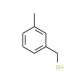 (3-Methylphenyl)methanethiol (CAS 25697-56-7) - chemical structure image