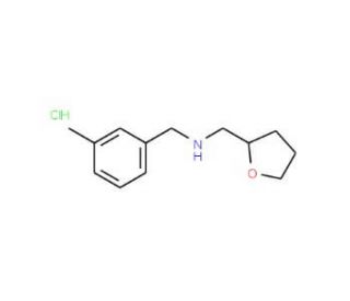 (3-Methylphenyl)-N-(tetrahydro-2-furanylmethyl)-methanamine hydrochloride - chemical structure image