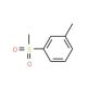 3-Methylphenylmethylsulfone - chemical structure image