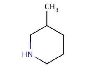 3-Methylpiperidine (CAS 626-56-2) - chemical structure image