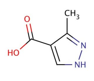 3-Methylpyrazole-4-carboxylic acid (CAS 40704-11-8) - chemical structure image
