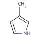 3-Methylpyrrole (CAS 616-43-3) - chemical structure image