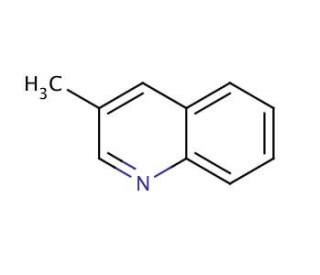 3-Methylquinoline (CAS 612-58-8) - chemical structure image