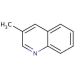 3-Methylquinoline (CAS 612-58-8) - chemical structure image