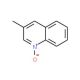 3-Methylquinoline N-oxide (CAS 1873-55-8) - chemical structure image
