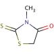 3-Methylrhodanine (CAS 4807-55-0) - chemical structure image