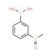 3-Methylsulfinylphenylboronic acid (CAS 1056475-66-1) - chemical structure image