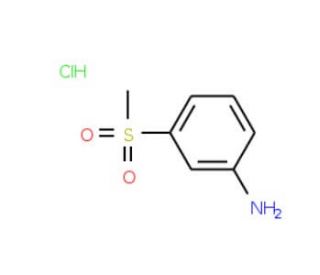 3-(Methylsulfonyl)aniline hydrochloride (CAS 80213-28-1) - chemical structure image