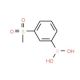 3-(Methylsulfonyl)phenylboronic acid (CAS 373384-18-0) - chemical structure image